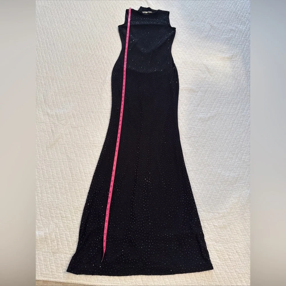 Fashion Nova Black Sleeveless Halter Bodycon Maxi - Picture 13 of 13